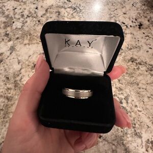 Kay Jewelers Classic Silver Band